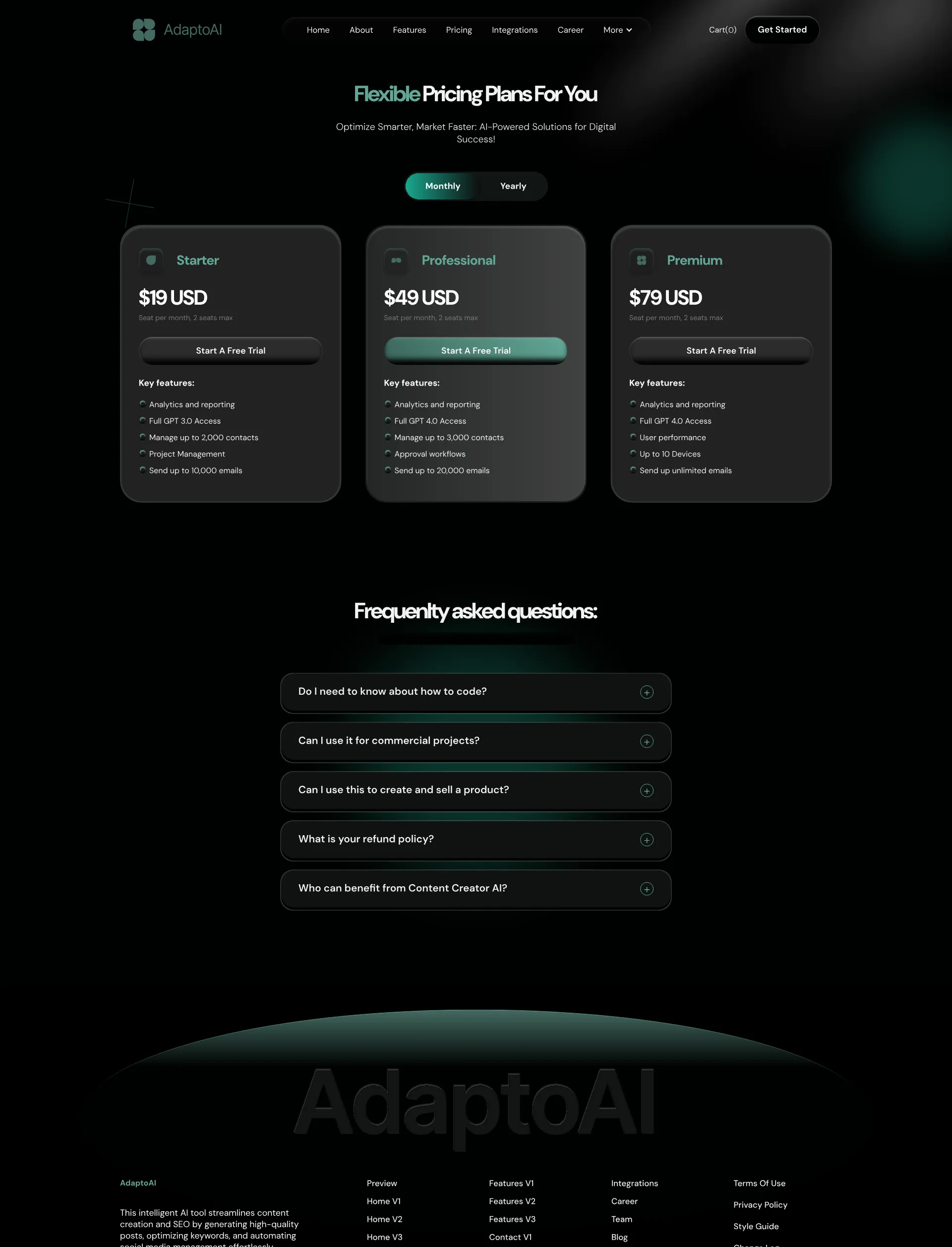 page screenshot